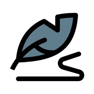 Quill, tüyden yapılmış bir yazma aracı.