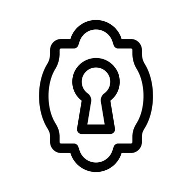 Kilit altındaki anahtar için giriş noktası.