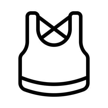 Sırt bağları çapraz olan sportif sutyen.