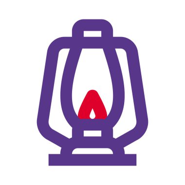 Aydınlatma için yağ kullanan eski moda aydınlatma cihazı.