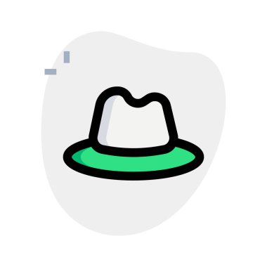 Şık kovboy şapkası ve yumuşak bir taç..