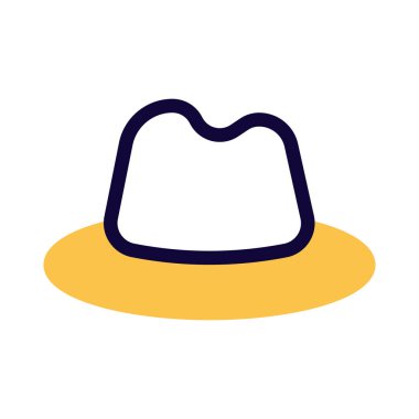 Şık kovboy şapkası ve yumuşak bir taç..