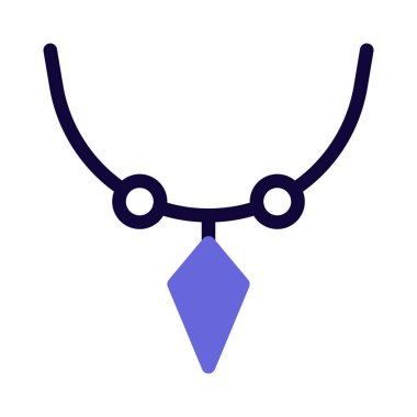 Kristal kolyeli lüks bir kolye..