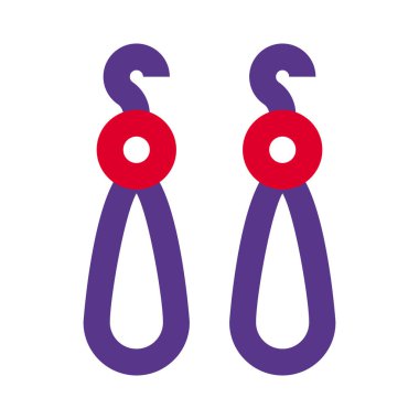 Halkalı zarif ve çekici bir küpe..