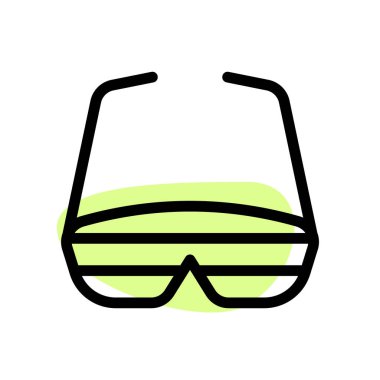 Şık çerçeveli gözlük ya da gözlük..