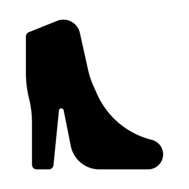 Kış için yüksek topuklu ayakkabılar..