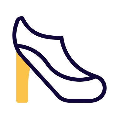 Rampa yürüyüşü için zarif yüksek topuk..