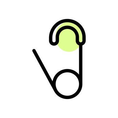 Pin, kumaşı sağlamlaştırmak için metal bir bağlayıcı..