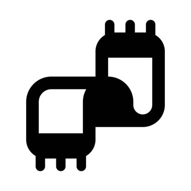 Kış mevsiminde kullanılan yün eşarp.