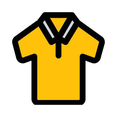 Yakalı, kısa kollu, spor ve klasik tarzda bir gömlek..