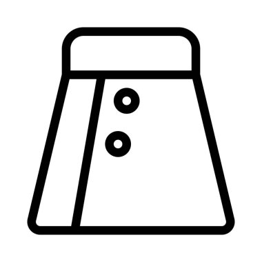 Pilili mini etek ya da alt giysi.