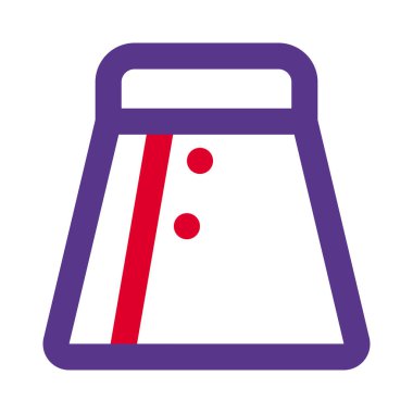 Pilili mini etek ya da alt giysi.