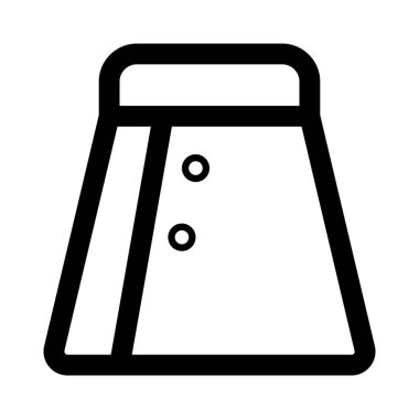 Pilili mini etek ya da alt giysi.