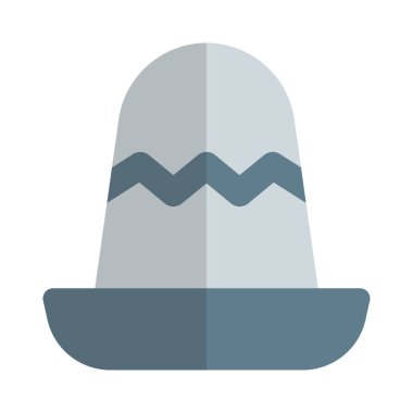 Sombrero, geniş kenarlı, yüksek taçlı şapka..