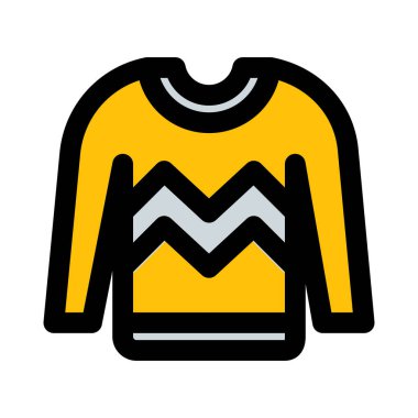 Çekici bir tasarımı olan şık bir kazak..