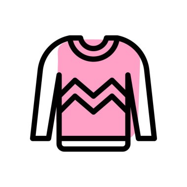 Çekici bir tasarımı olan şık bir kazak..