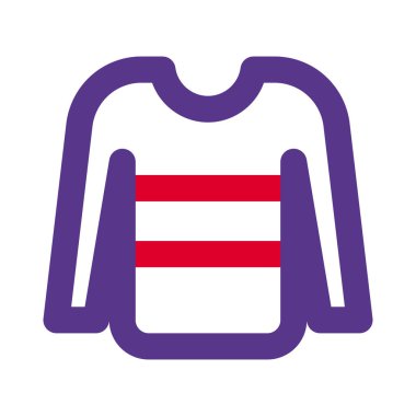 Çizgili süveter tasarımcısı.