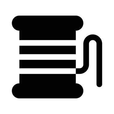 Elbise dikmek için kullanılan iplik makarası.