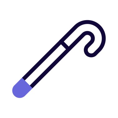 Cane, destekleyici bir yürüyüş yardım aracı.