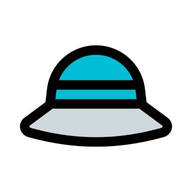 Şık başlık moda bir kadın aksesuarı olarak.