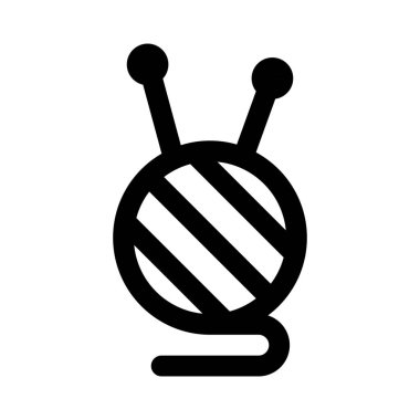 İplik topu örgü süveter örmek için kullanılır..