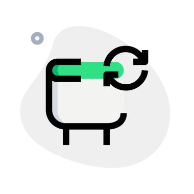 Bir kapasitörün performansı yenileniyor.