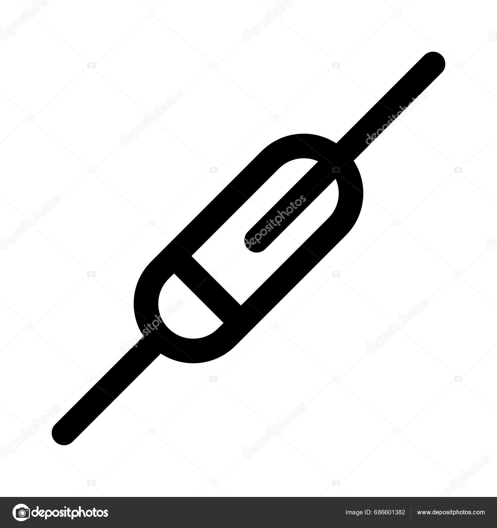 Semiconductor Device Allows Current Flow One Direction Stock Vector by