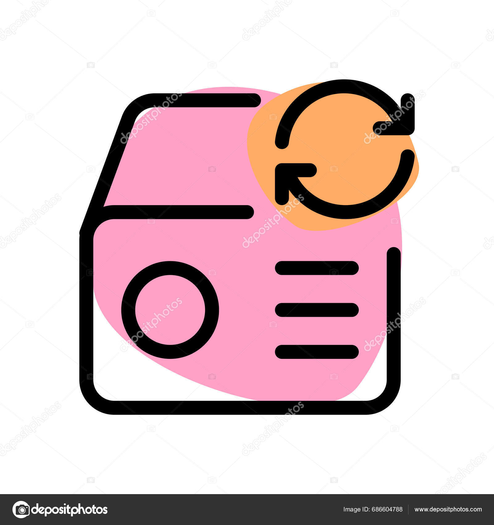 Power Supply Reset Restore Electrical Stability Stock Vector by 686604788