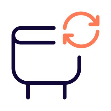 Bir kapasitörün performansı yenileniyor.