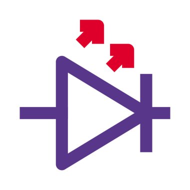 Güç verildiğinde ışık yayan küçük yarı iletken aygıt.