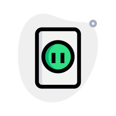 Aygıtları güce bağlamak için elektrik prizi.