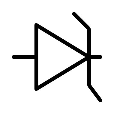 Ters akım gerilimli voltaj düzenleyici diyotu.