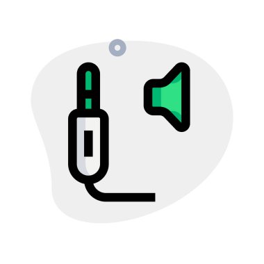 Dış hoparlörler ses krikosuyla bağlandı.