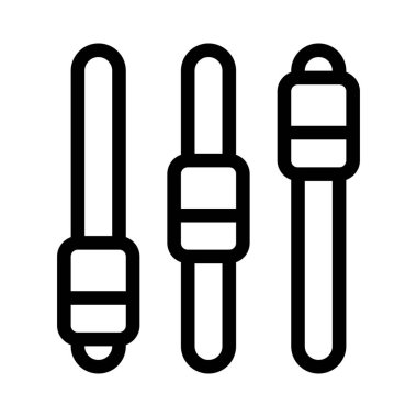 Ses frekanslarını ayarlamak için dengeleyici, ses aracı.