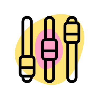 Ses frekanslarını ayarlamak için dengeleyici, ses aracı.