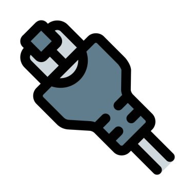 Kablo ağ bağlantısı için kullanılan ethernet kablosu.