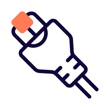 Kablo ağ bağlantısı için kullanılan ethernet kablosu.