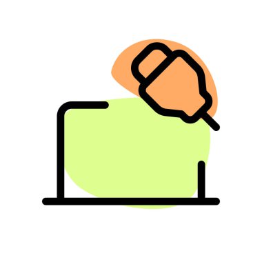 USB port kablosu ile dizüstü bilgisayar yükleniyor.