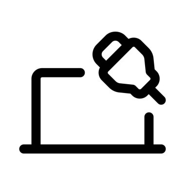 USB port kablosu ile dizüstü bilgisayar yükleniyor.