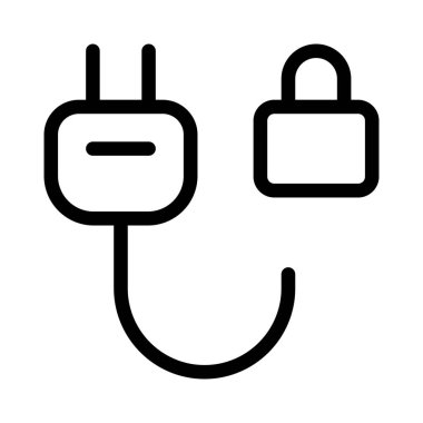 Elektrik kablosu kilidi elektrik bağlantılarını korur.