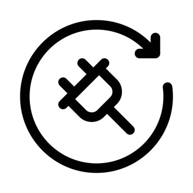 Elektrik kaynağı için güç kablosu yeniden yükleniyor.