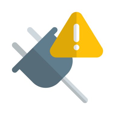 Elektrik kablosu elektrik tehlikesini gösteriyor.