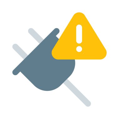 Elektrik kablosu elektrik tehlikesini gösteriyor.