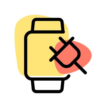 Bir şarj özelliği ile donatılmış Smartwatch.