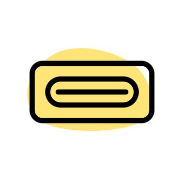 Veri ve güç transferi için USB Bağlayıcı.