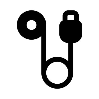 Kullanım için geri çekilebilir usb kablosu.