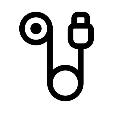 Kullanım için geri çekilebilir usb kablosu.