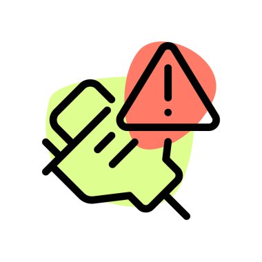 VGA kablo güvenliği ile ilgili uyarı notları.