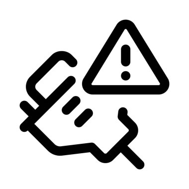 VGA kablo güvenliği ile ilgili uyarı notları.