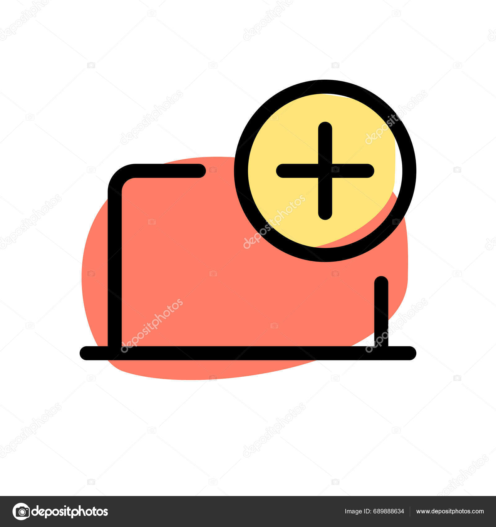 Create desktop shortcut new icon stock vector by get4net 689888634